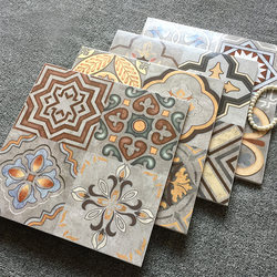 Scandinavian Retro Tiles Toilet Bathroom Balcony Wall Floor Tiles 300X300 Kitchen Bathroom Tiles Matte Mixed Pack