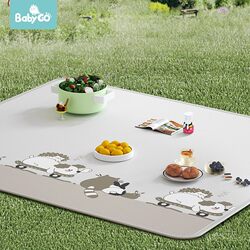 Babygo Imported Outdoor Waterproof and Moisture-Proof Mat, Lawn Camping Mat, Foldableable Portable Insulated Kidsren's Picnic Mat