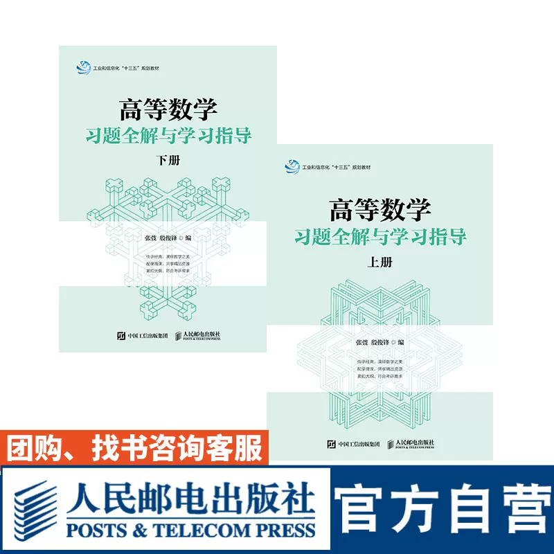 定番人気！ 套装2册】高等数学习题全解与学习指导上+下同济大学数学系张弢 その他