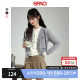 SPAO Korean new spring 2025 product Bear Woodie Women's Cardigan Sweater