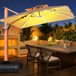 Outdoor Parasol, High-End Villa Courtyard Umbrella, Garden Solar Outdoor Stall Sunshade, Terrace Large Roman Umbrella