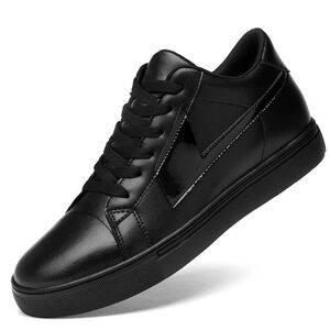 
This year's popular specials, fashionable men's shoes, increased sneakers, thick-soled platform shoes, spring leather surface, pure black retro