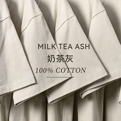 Xinjiang Cotton 300g Heavyweight Pure Cotton Short-Sleeve T-Shirt for Couples, Solid Color Loose Half-Sleeve Summer Non-See-Through Unisex T-Shirt