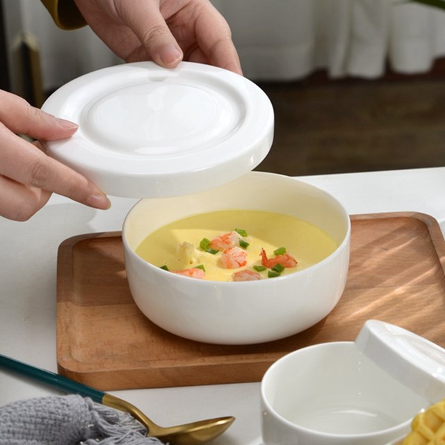 Steamed Egg Bowl With A Bowl Ceramic Bowl Microwave Stove Steamed Egg steamed-egg-bowl-with-a-bowl-ceramic-bowl-microwave-stove-steamed-egg
