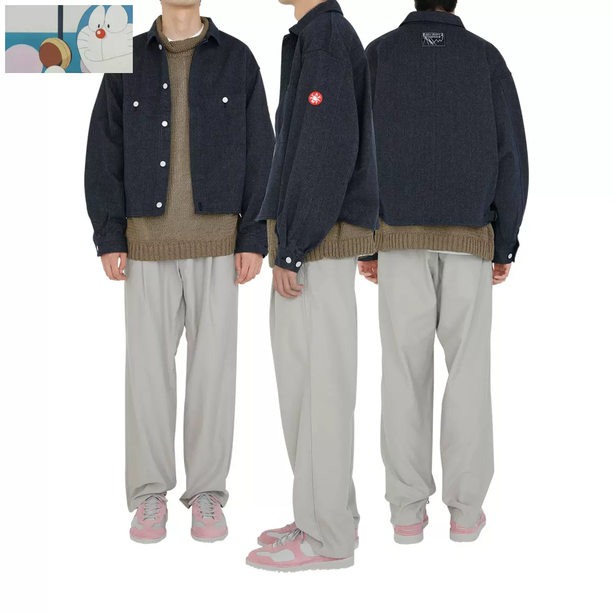 订购】CAVEMPT 23SS BLACK HEATHER BUTTON JACKET纽扣夹克