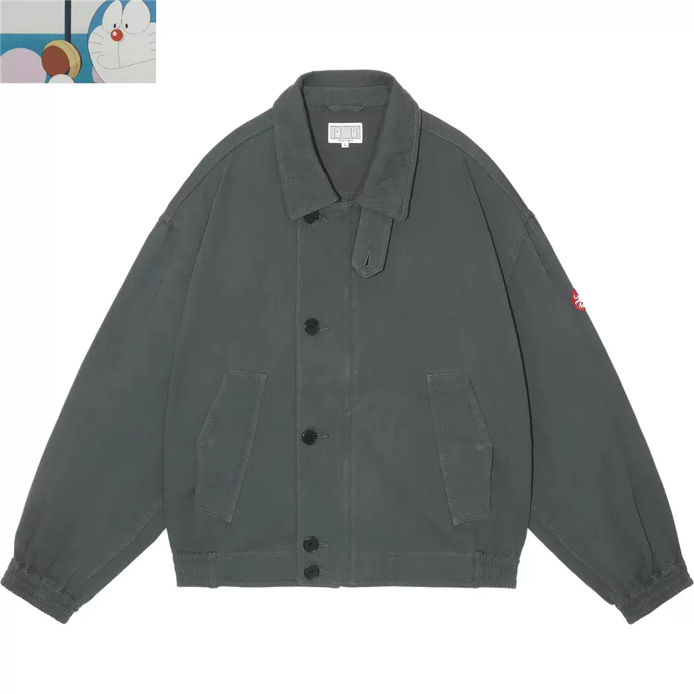 c.e cavempt BLACK HEATHER BUTTON JACKET