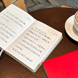 B6 Lined Thick Notebook, 400 Pages, Soft Cover, Literary Style, Simple and Thickened for College Students, Excerpt Notepad, Daily Schedule Planner, Diary