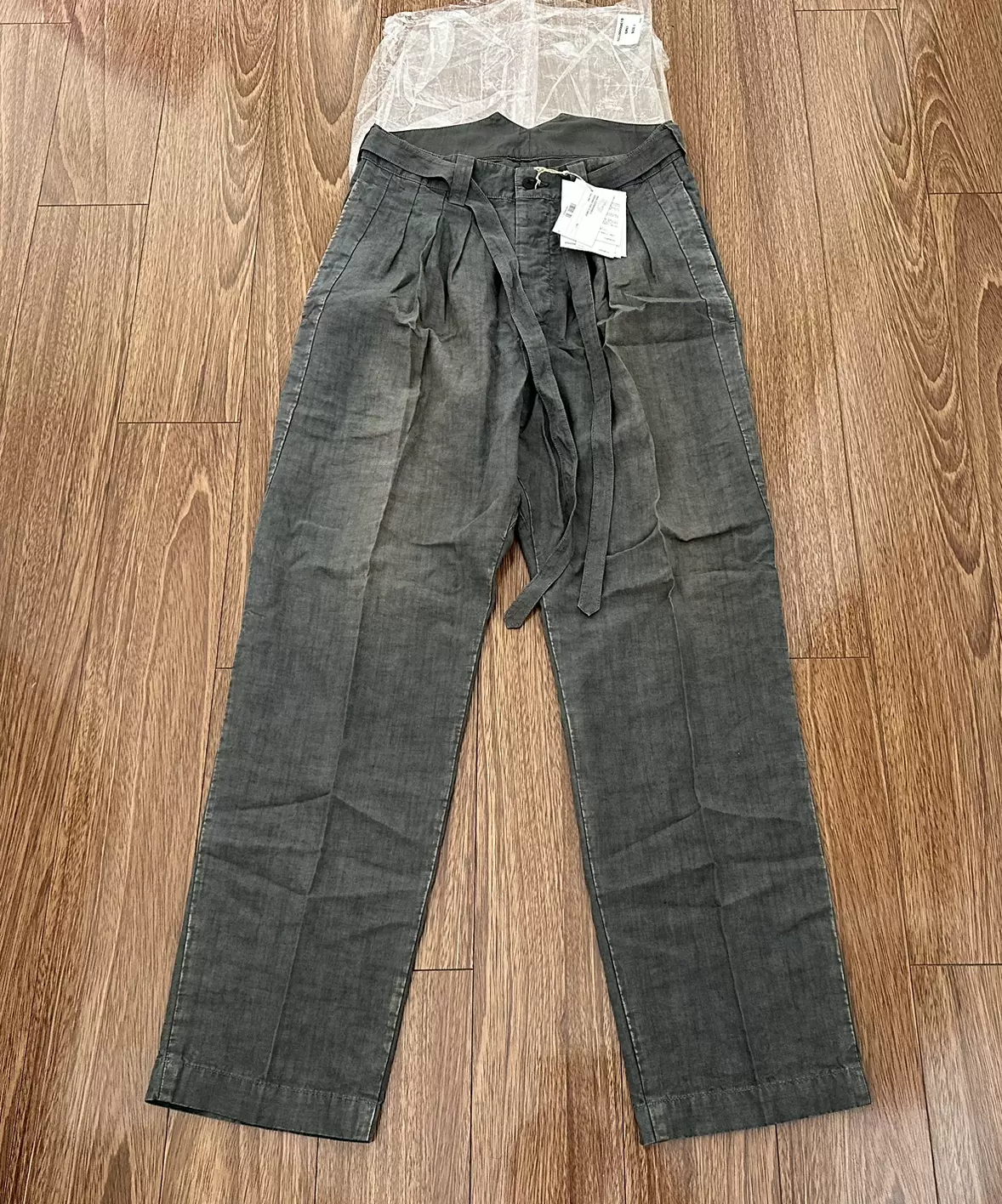 VISVIM 23SS ICT HAKAMA PANTS DMGD 剑道裤扎染水洗做旧加工-Taobao