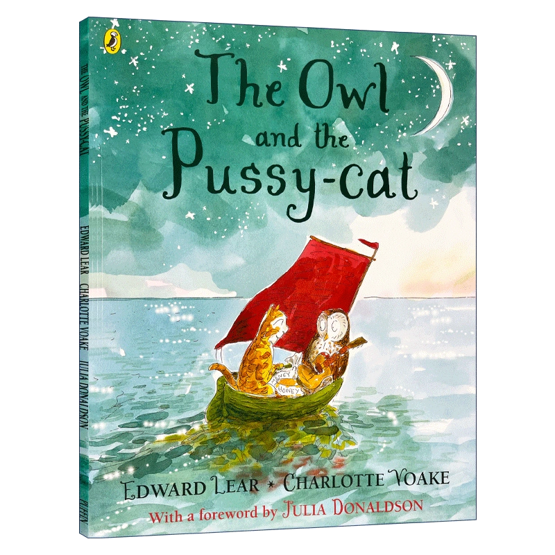 英文原版The Owl and the Pussy-cat 猫头鹰与猫咪儿童绘本凯特格林纳威 