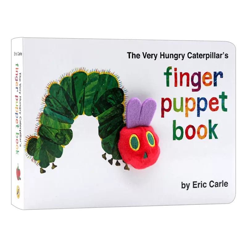 英文原版绘本The Very Hungry Caterpillar Finger Puppet Book 好饿的