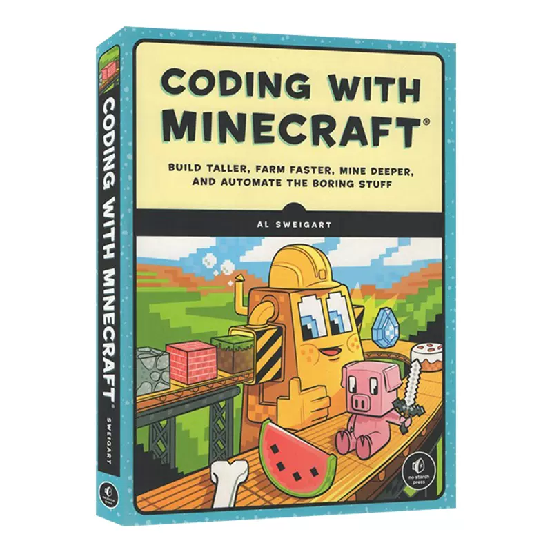 华研原版我的世界英文原版coding With Minecraft 学生stem教学辅助书计算机编码编程al Sweigart 英文版进口英语书籍