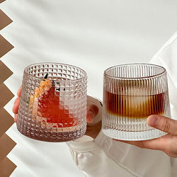 Retro ins Style Glass Cup, Concentrated Iced American Latte Cup, Affogato Cup, Coffee Cup, Cold Brew Cup, Beverage Cup