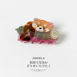 Cute Animal Hair Clips for Women, Sweet Cartoon Raccoon Claw Clips, Niche Creative Shark Clips, Back-Of-Head Hairpins, Hair Accessories