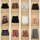 BK196 vintage vintage Japanese sweet style literary forest retro gauze skirt cake skirt summer short skirt