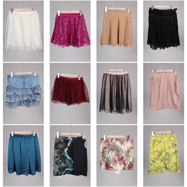 BK206 Ancient Vintage daily sweet Windson retro skirt cake skirt skirt summer skirt
