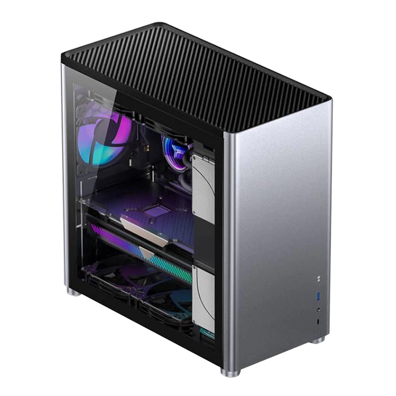 Jonsbo D40機箱ATX玻璃側透機箱支援水冷電腦機殼鋁合金