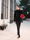COLINWANG-Infiltrates the noble Denmark imported purple gold grade velvet mink fur integrated fur jacket