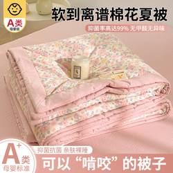 Summer Quilt, Summer Air-Conditioning Quilt, Xinjiang Cotton Quilt, Dormitory Student Double/Single Thin Quilt, Suitable for All Seasons, Machine Washable