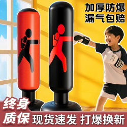 Children's Tumbler Boxing Column Punching Bag, Home Inflatable Standing Sandbag for Boxing and Martial Arts, Training Equipment for Adults and Children