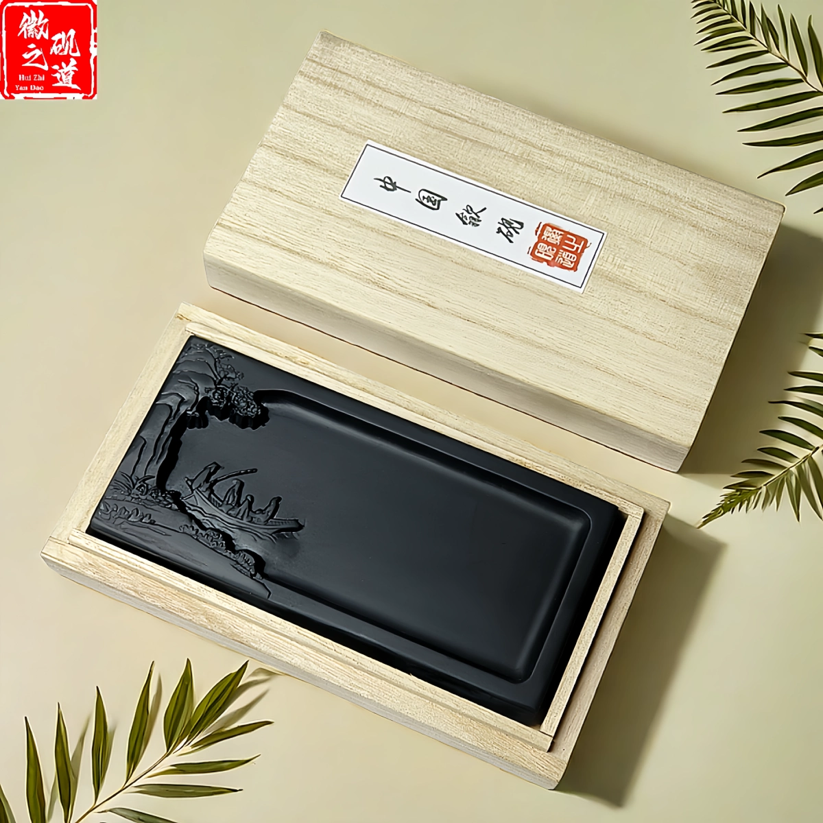 仿山形合金镂空笔搁文房四宝中式复古铜色笔座复古风创意手工摆件