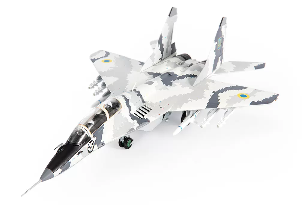 JCWINGS米格29戰鬥機模型數碼迷彩合金成品1比72比例烏克蘭空軍