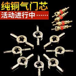 Car Tire Valve Core, Electric Motorcycle Bicycle Valve Cap Core, Valve Needle Wrench Key Multi-Function