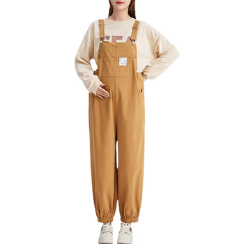 Pregnant women's clothing spring and autumn leisure pants wear trousers outside
