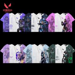 Fearless Contract All Heroes 3D Printed Short Sleeve T-Shirt Unisex Loose Trendy Casual T-Shirt for Men and Women