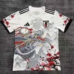 2025 Ink Style New Chinese Style 3D Printed Football T-Shirt Neon Competition Training Men's Short-Sleeved Quick-Drying Loose Fit