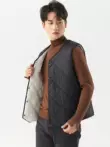 Xuống cotton vest nam mùa thu đông cộng với nhung dày ấm vest đáy lót vest mặc bên trong vest sinh viên trẻ 