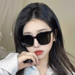 Trendy Sunglasses for Men and Women, Sun Protection, Slimming Effect for Large Faces, Polarized, Uv Protection for Driving, Classic Korean Fashion