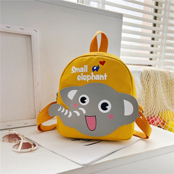 Baby School Bag Ultra-Light Backpack 1-2-3 Years Old Canvas Kindergarten Boy Cute Cartoon Girl Backpack