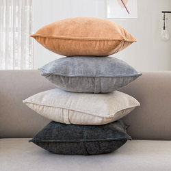 Antarctic Brand Light Luxury Chenille Living Room Sofa Cushion, Headboard Pillow, Lumbar Pillow, Pillowcase Without Insert, Large Backrest Cushion