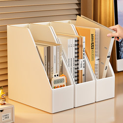 Book Stand Bookshelf Desktop Book Organizer Student Desk Storage Rack Office Desk Vertical File Folder Storage Rack