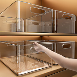 Storage Basket Desktop Snack Miscellaneous Items Organizer Storage Box Cabinet Plastic Rectangular Transparent Acrylic Storage Box