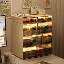 Desktop Storage Box Drawer-Type Office Workstation Miscellaneous Organizer Student Desk Countertop Stationery Storage Shelf