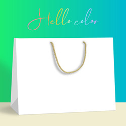 Simple Solid Color Versatile Hand-Held Paper Bag Clothing Store Shopping Bag High-End Gift Paper Bag Birthday Packaging Paper Bag in Stock