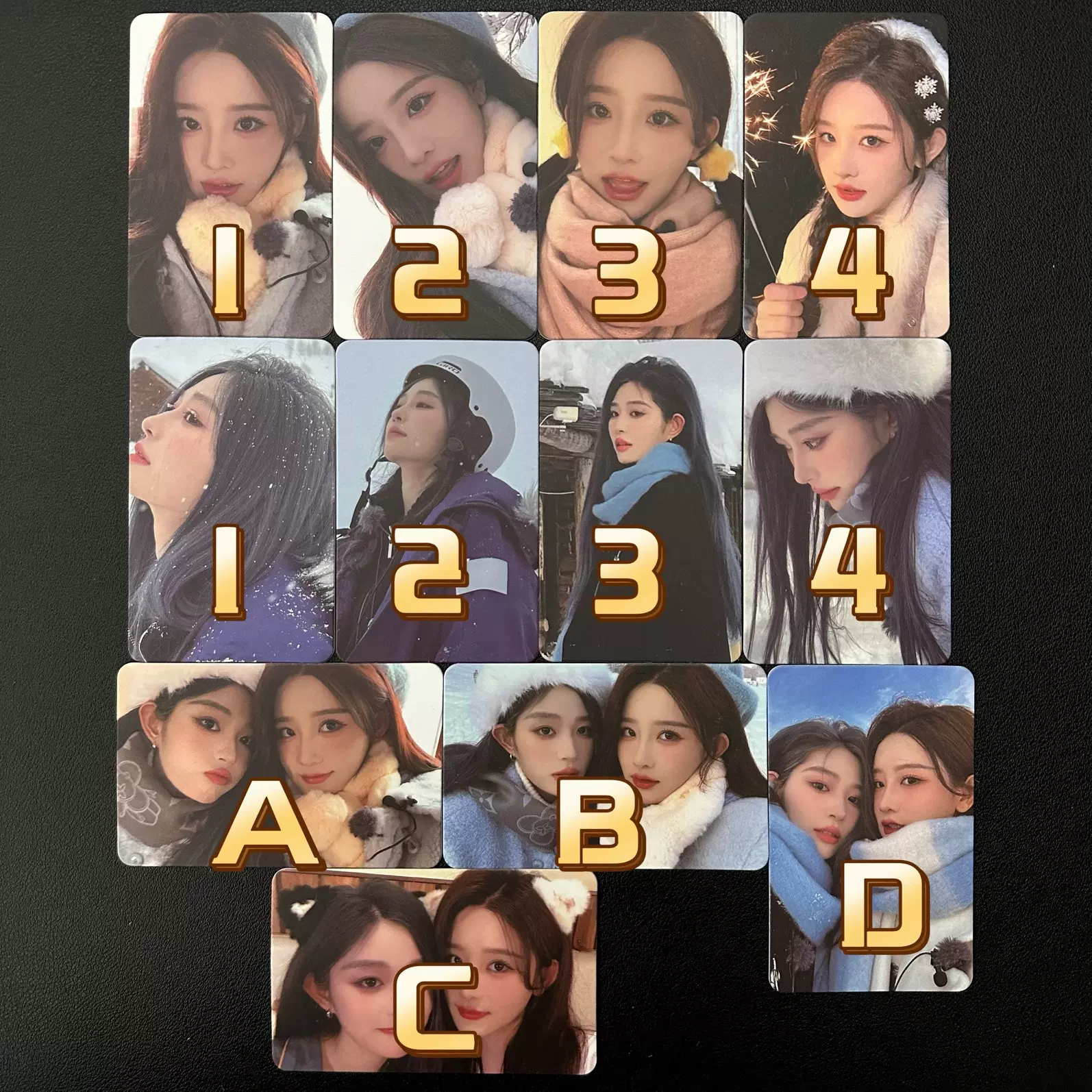 SNH48 许杨玉琢终极任务B版巡演特别生写SET 单张自拍小卡