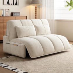 Renyou Electric Sofa Bed, Dual-Purpose, Multifunctional, Modern and Simple, Suitable for Small Living Rooms, Can Be Used as a Sofa or Bed