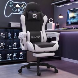 E-Sports Ergonomic Chair with a Large Reclining Angle, Dual-Purpose for Sitting and Lying Down, Comfortable for Long Periods of Sitting, Suitable for Dormitories and Gaming Streamers