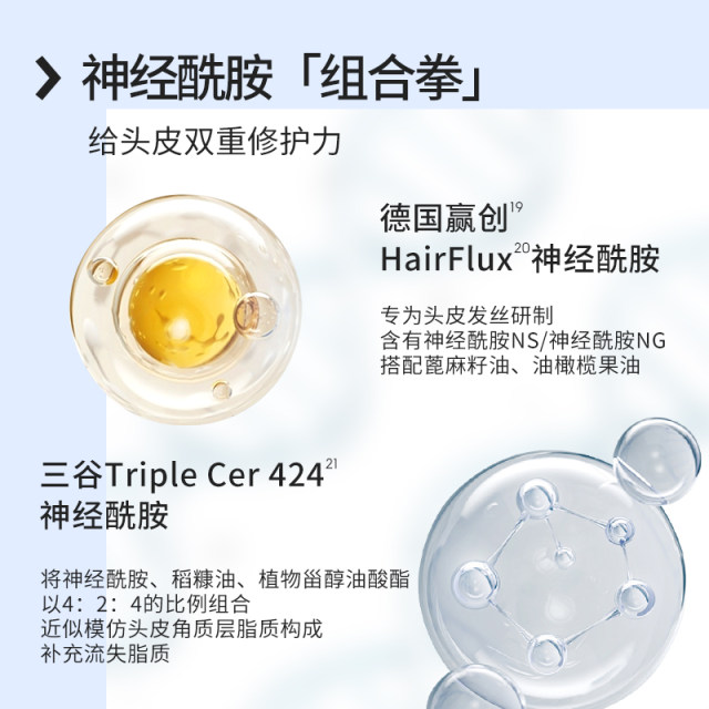 Sangu 424 scalp screen barrier repair shampoo water refreshing removed dandruff control oil washing hair, exposed hair liquid
