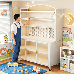 Baby Feeding Table, Baby Supplies Storage Cabinet, Floor-Standing Multi-Layer Multi-Functional Large-Capacity Storage Cabinet