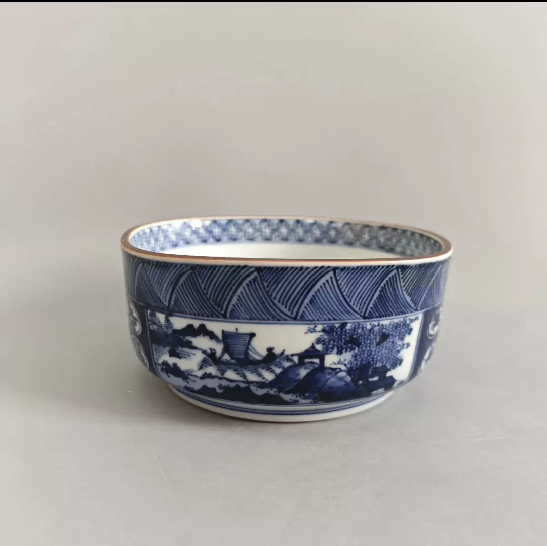 川本了生　弥七田織部　馬盥茶碗　共箱有　M１４９８ 公式】アンティーク家具ラフジュ工房商品詳細ページ川本了生 弥