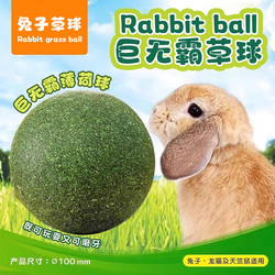 Extra-Large Rabbit Grass Ball, Chew-Resistant, Boredom-Relief Toy for Pets, Dwarf Rabbits, Guinea Pigs, Chinchillas, Rabbit Toys