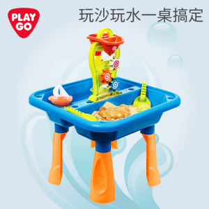 
playgo Lego children's water toys seaside beach water play baby splashing in the water sand digging tools space sand table