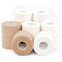 Herringbone Pattern Heavy Elastic Tape Sports Bandage High-Adhesion Compression Fixation Eab Tape Weightlifting Yellow Line Bandage