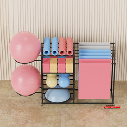 Multi-Layer Wave Speed Ball Storage Rack Gym Storage Rack Yoga Ball Half-Round Ball Rack Balance Ball Display Rack Organizer Rack