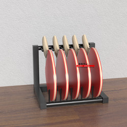 Simple Style Table Tennis Storage Rack, Racket Organizer Rack, Entertainment Training Room Wall Racket Rack