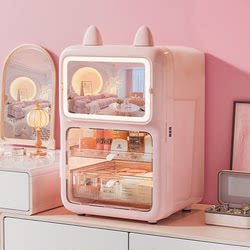 Cosmetic Storage Box, Desktop High-End Dust-Proof Large-Capacity Dressing Table, Multi-Layer Lipstick and Eye Shadow Integrated Storage Cabinet