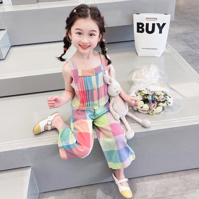 Children's Clothing Girls Summer Suit 2024 New Fashionable Children's ...